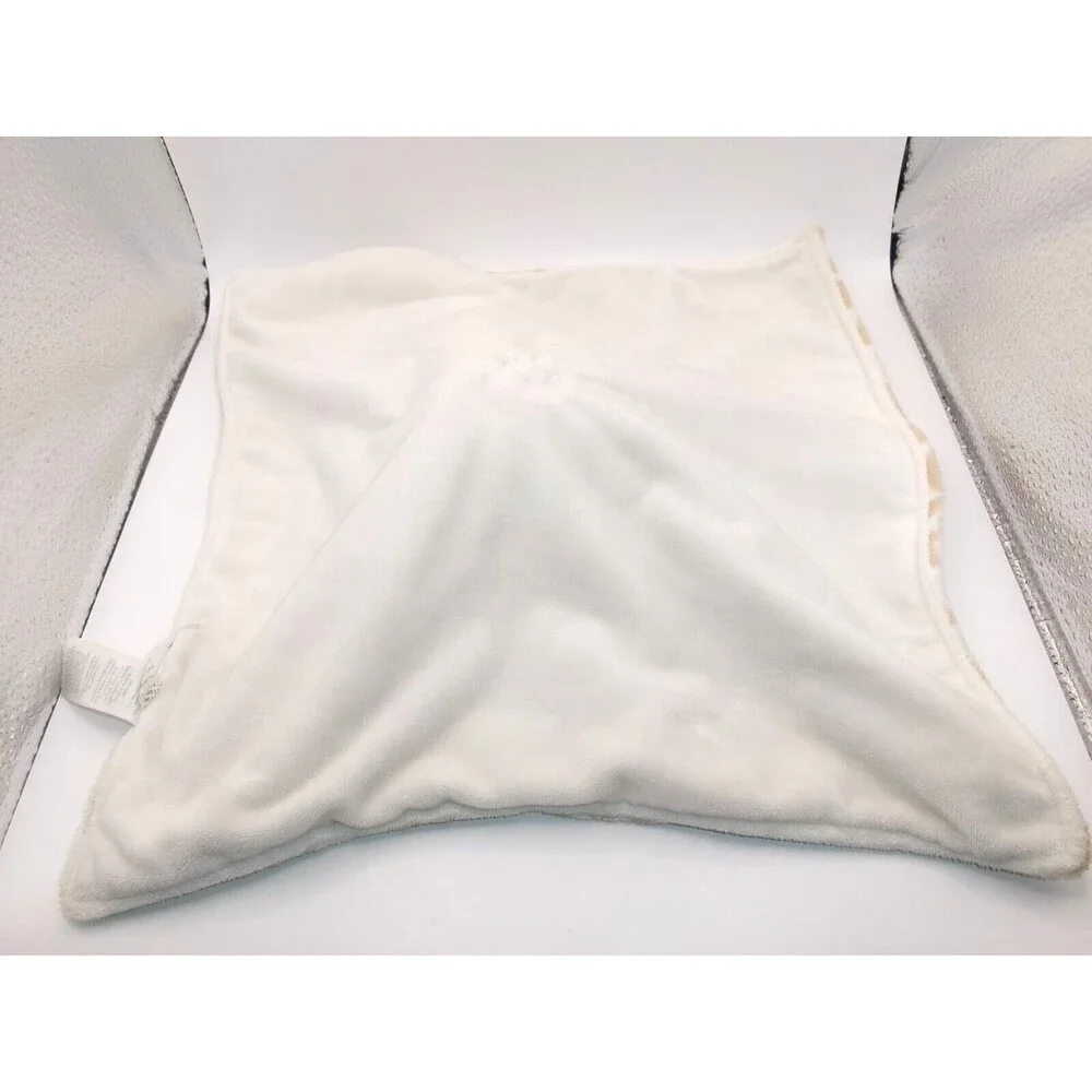 Carter's Giraffe Security Blanket Baby Lovey Plush w Pacifier Strap Lovie 14x14